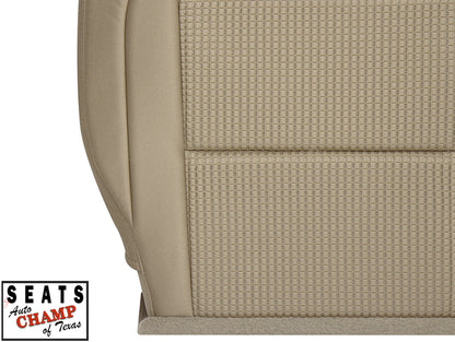 tan cloth driver seat bottom titan 08 15