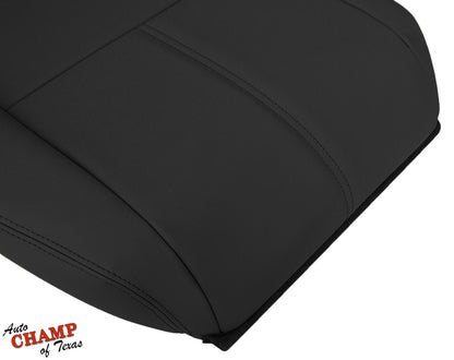 2010-2015 Honda Accord Crosstour Driver Bottom Leather Seat Cover Black