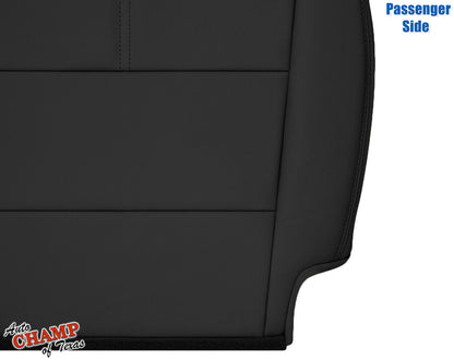 2010-2015 Honda Accord Crosstour Passenger Bottom Leather Seat Cover Black