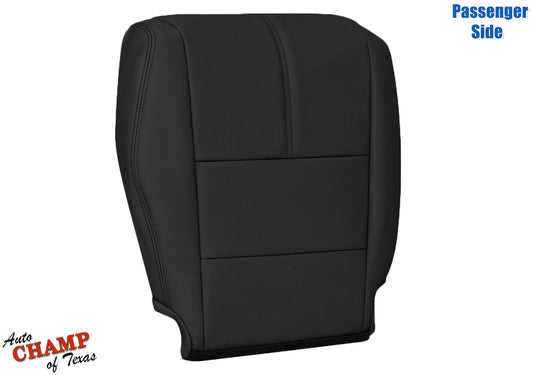 2010-2015 Honda Accord Crosstour Passenger Bottom Leather Seat Cover Black
