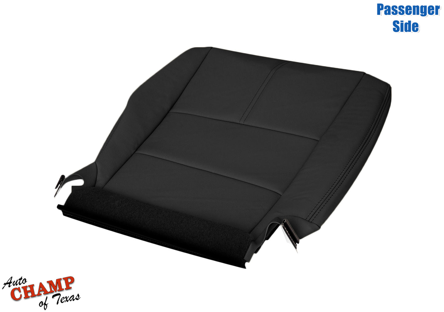 2010-2015 Honda Accord Crosstour Passenger Bottom Leather Seat Cover Black