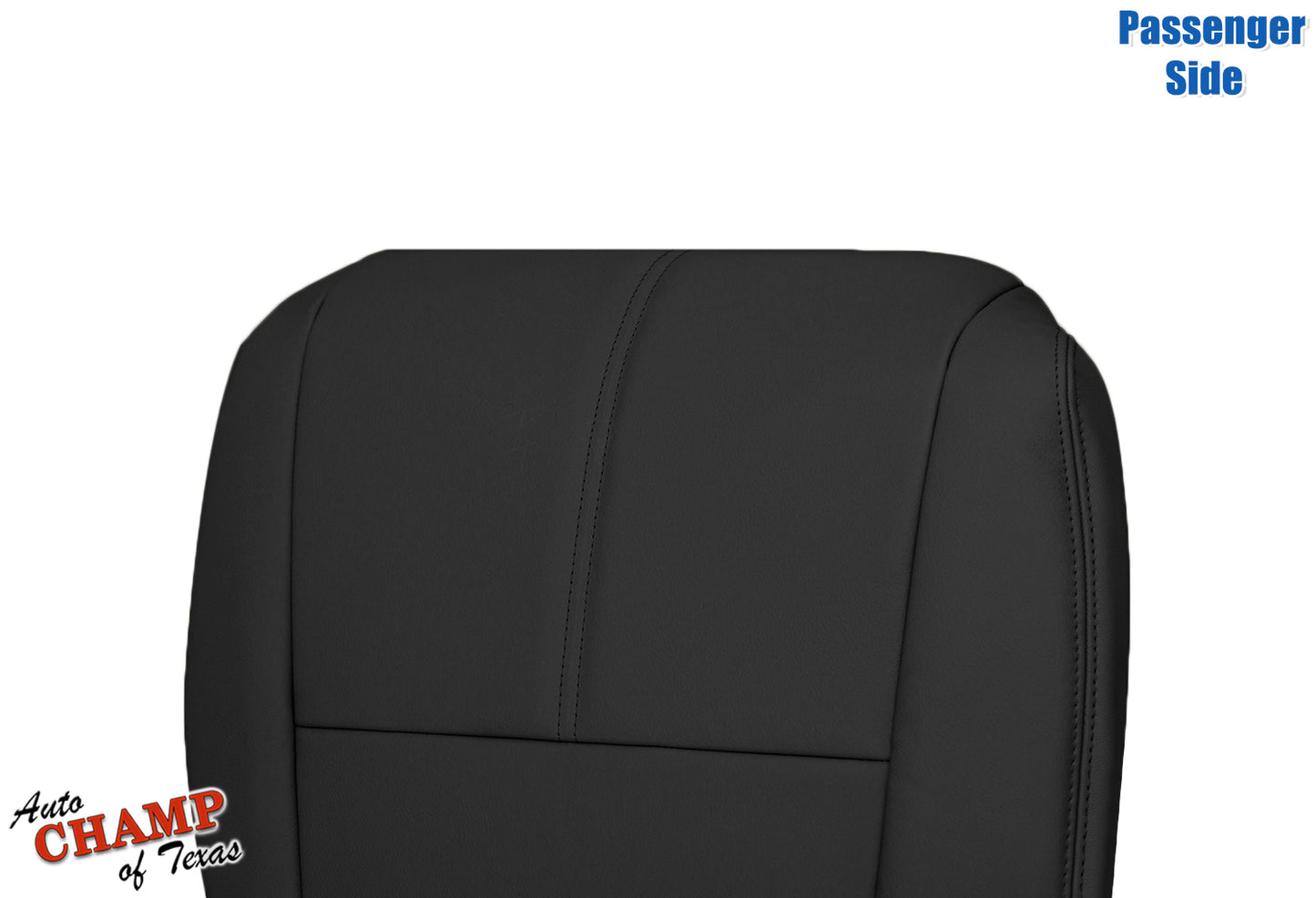 2010-2015 Honda Accord Crosstour Passenger Bottom Leather Seat Cover Black