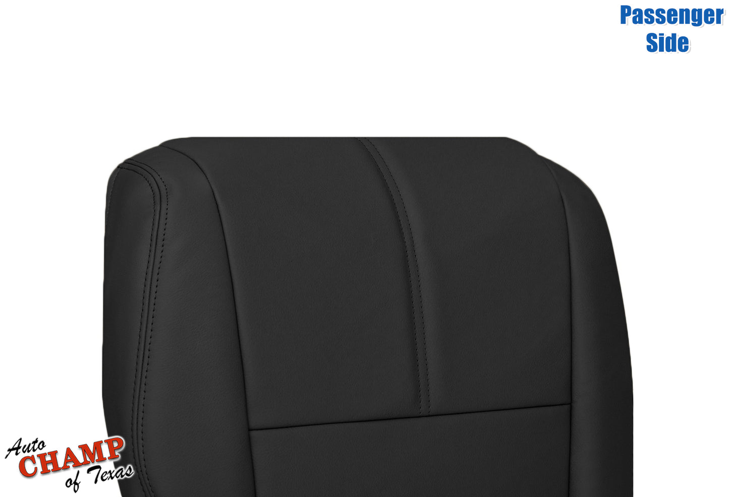 2010-2015 Honda Accord Crosstour Passenger Bottom Leather Seat Cover Black