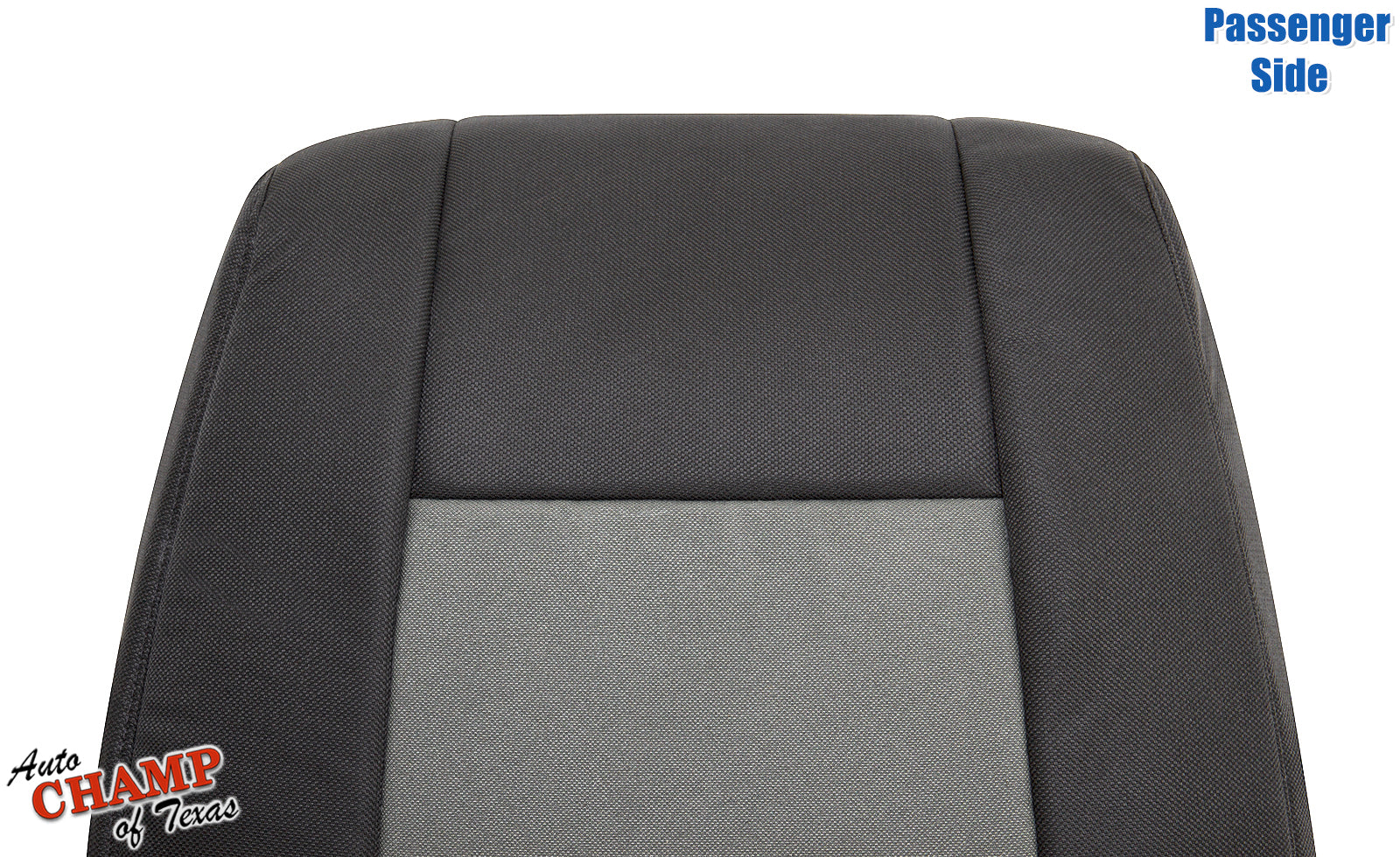2010-2011 Ford Ranger passenger seat cover black and gray durable cloth