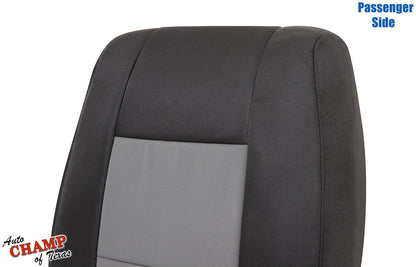 2010-2011 Ford Ranger passenger seat cover black and gray durable cloth
