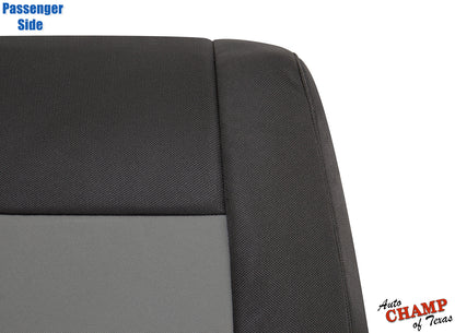 ford ranger 2010 passenger seat lean back cloth cover gray black fit