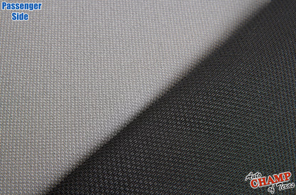 ford ranger 2011 black gray cloth lean back seat cover passenger