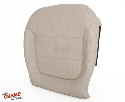 tan jetta leather bottom seat cover