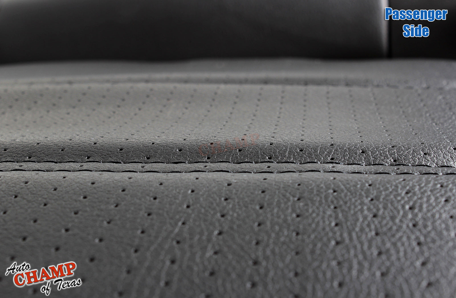 black leather base cushion jetta cover