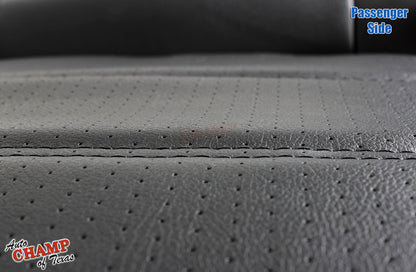 black leather base cushion jetta cover