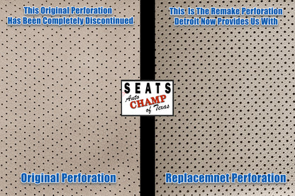 2013-2017 Honda Accord 4-Door Driver Side Lean Back Leather Seat Cover Tan Perforated