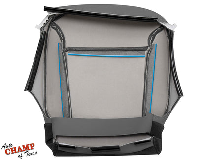 2019 2024 silverado lt trail boss rst seat cover bottom cloth gray