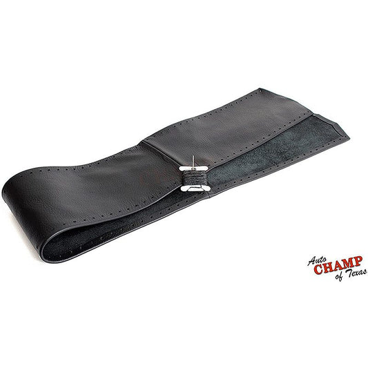 dodge ram 2017 black wheel leather wrap stitched repair cover