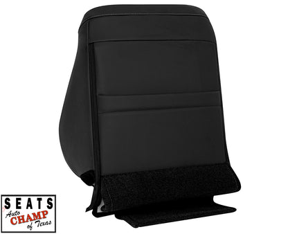 2013–2017 Honda Accord 4-Door Driver Lean Back Leather Seat Cover Black