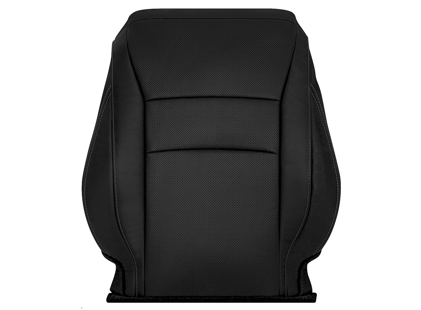 2013–2017 Honda Accord 4-Door Passenger Lean Back Leather Seat Cover Black