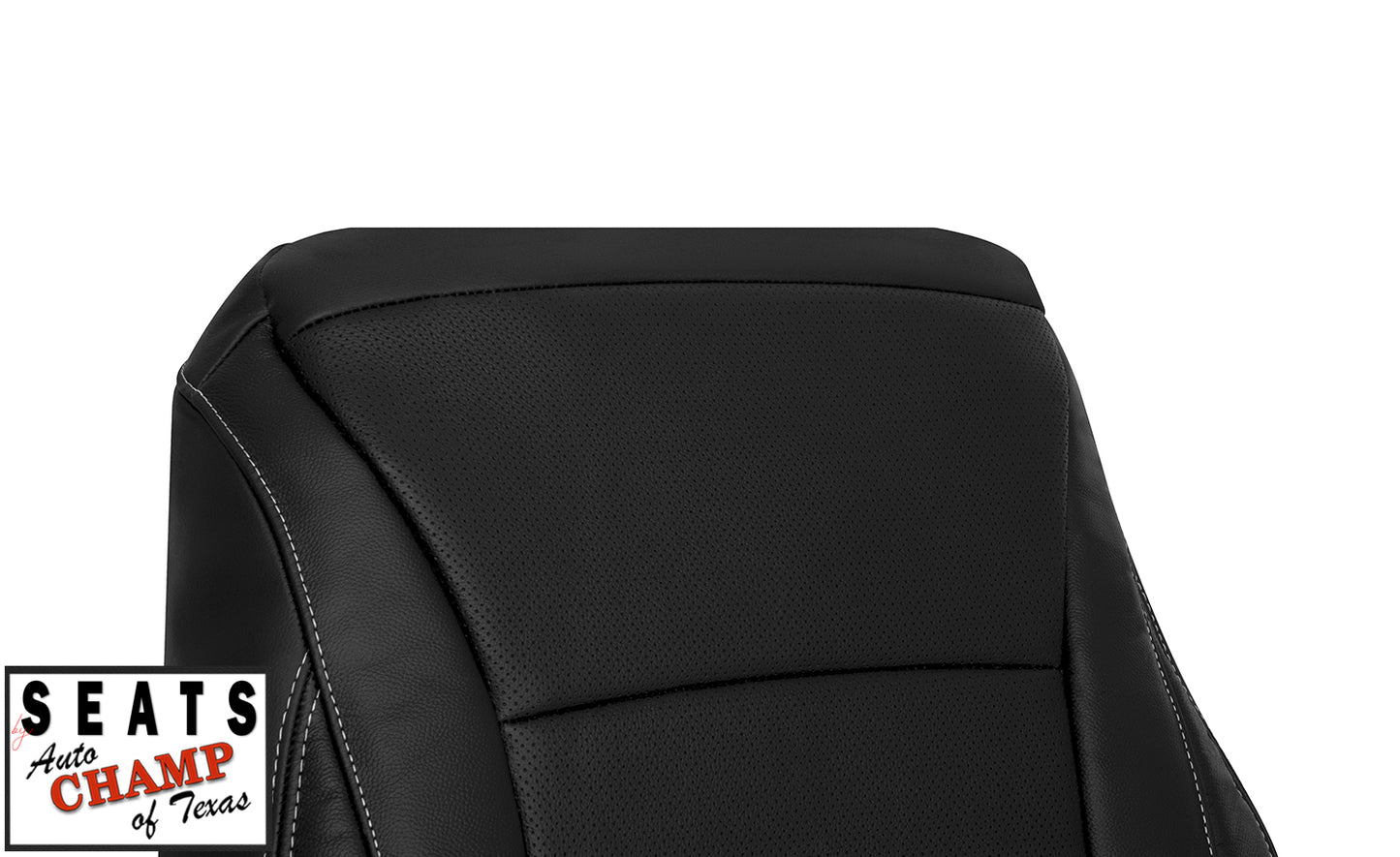 2013–2017 Honda Accord 4-Door Driver Lean Back Leather Seat Cover Black