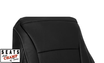2013–2017 Honda Accord 4-Door Driver Lean Back Leather Seat Cover Black