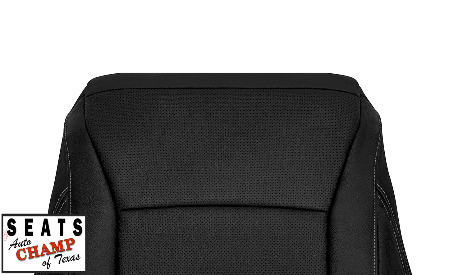 2013–2017 Honda Accord 4-Door Driver Lean Back Leather Seat Cover Black