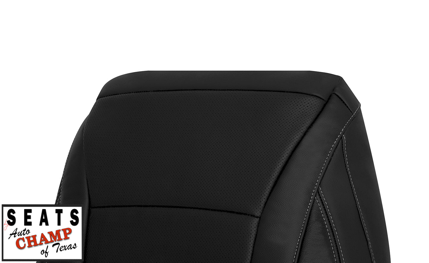 2013–2017 Honda Accord 4-Door Driver Lean Back Leather Seat Cover Black