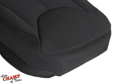2013 2014 2015 2016 2017 jeep wrangler bottom cloth seat cover black full seat install view