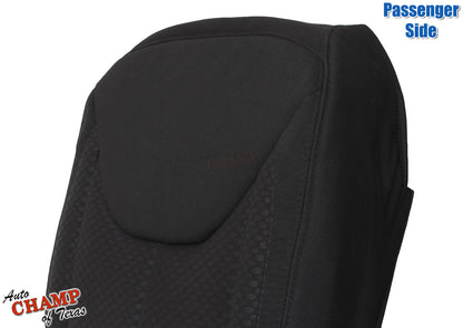 2013 2014 2015 2016 2017 jeep wrangler bottom cloth seat cover black back install view