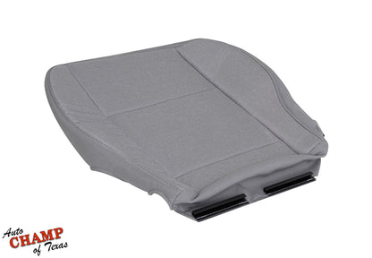 2014-2019 Ford Transit driver side bottom cloth seat cover gray angled view