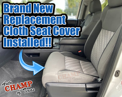 2014 2021 toyota tundra cloth seat replacement graphite stitching