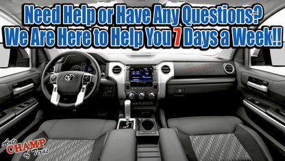 2014 2021 toyota tundra cloth seat cover gray interior installed