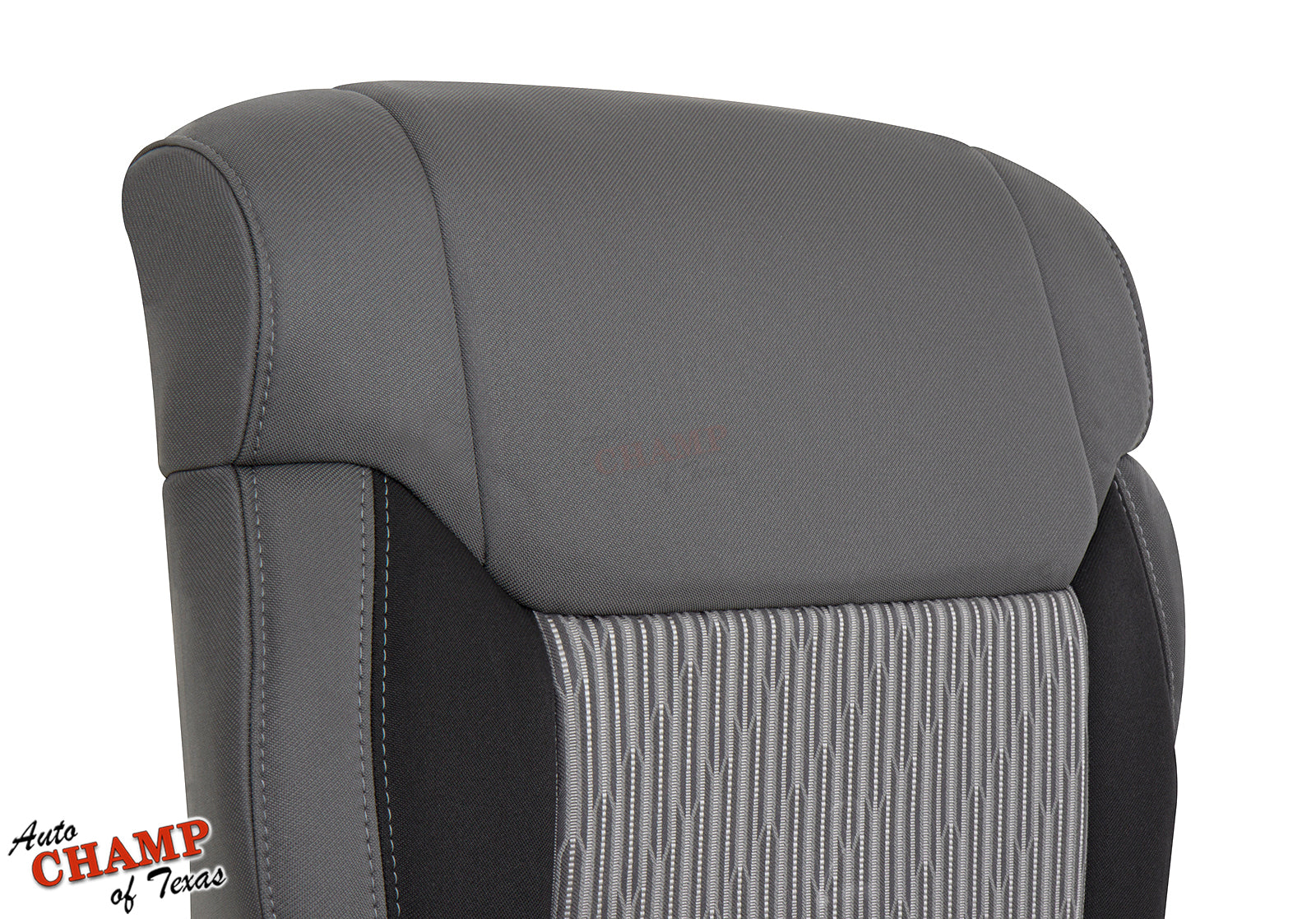 2014 2021 toyota tundra bottom cloth seat cover gray side view