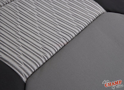 2014 2021 toyota tundra bottom seat cover gray fabric pattern