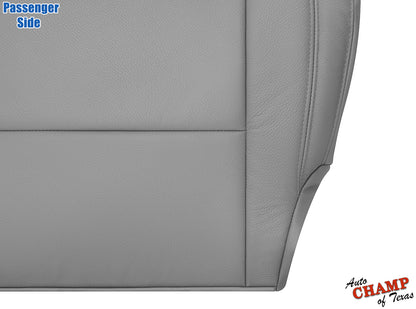 2014 2021 toyota tundra gray leather passenger bottom seat cover close view