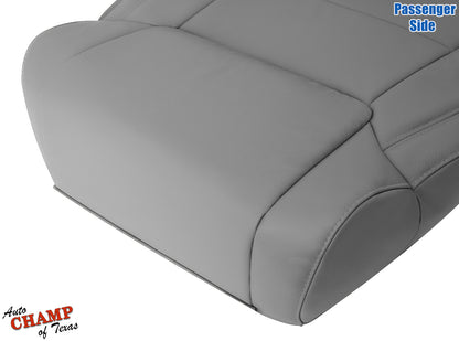 2014 2021 toyota tundra gray leather passenger seat cover closeup