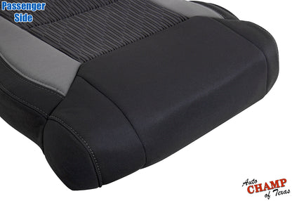 toyota tundra cloth black seat cover 2014 2021 bottom replacement fit