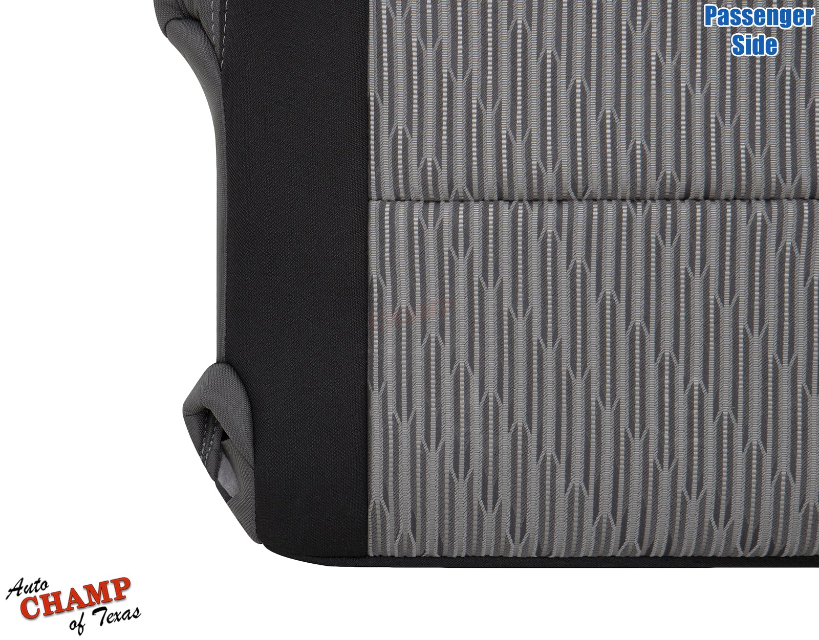 2014 2021 toyota tundra cloth seat gray material up close