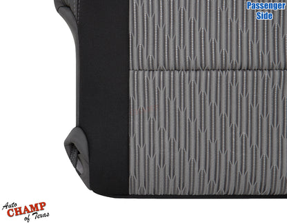 2014 2021 toyota tundra cloth seat gray material up close