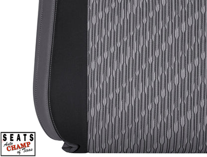 cloth seat panel gray tundra lean back oem