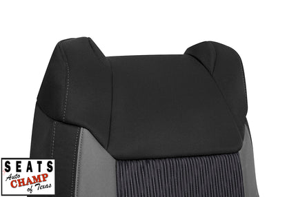 black cloth lean back tundra oem seat cover