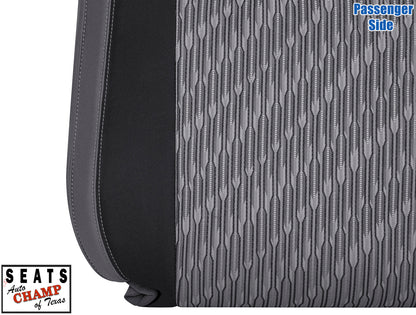 gray seat cover tundra lean back panel oem