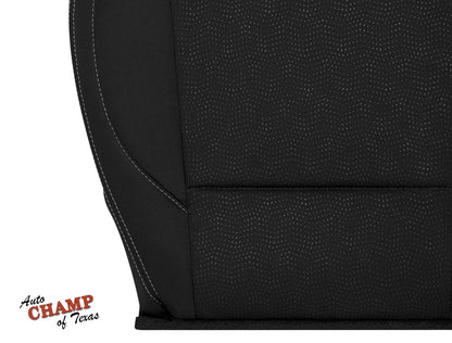 2015-2017 Subaru Legacy Driver Side Bottom Seat Cover Black Cloth