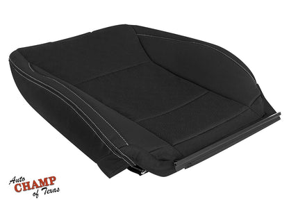 2015-2017 Subaru Legacy Driver Side Lean Back Seat Cover Black Cloth