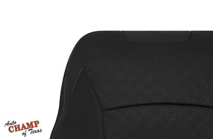 2015-2017 Subaru Legacy Driver Side Lean Back Seat Cover Black Cloth