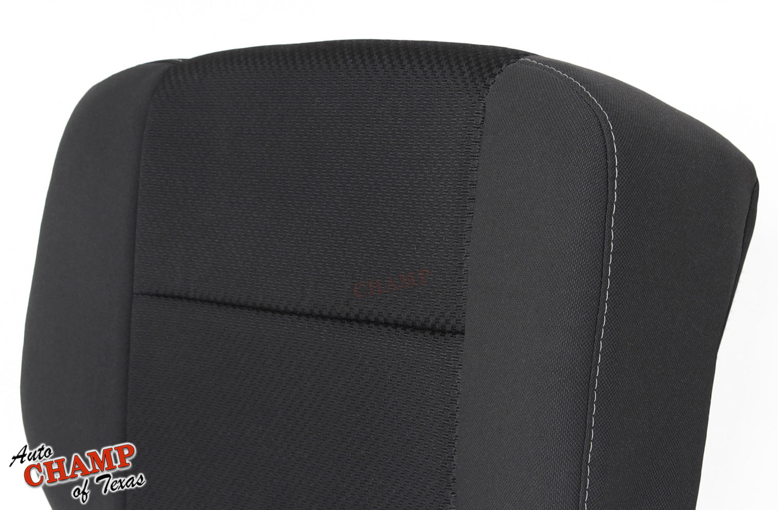2015 2016 2017 2018 2019 gmc sierra seat cover driver bottom black cloth side view