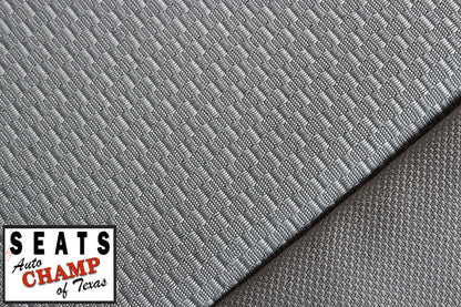 gmc sierra wt gray oem cloth seat lean back