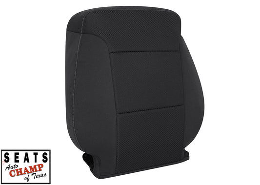 2015 2019 gm driver seat cover jet black cloth