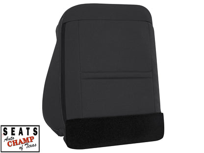 2015 2019 gmc sierra 1500 driver lean back seat cover jet black cloth