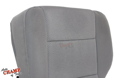 2014 2019 gmc driver seat cover angled ash gray cloth