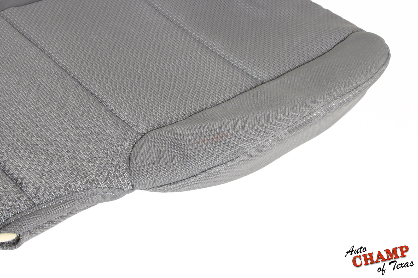 2014 2019 gmc driver seat bottom closeup ash gray cloth