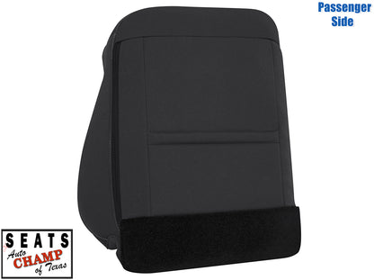 2015 2019 gmc sierra jet black cloth lean back passenger seat