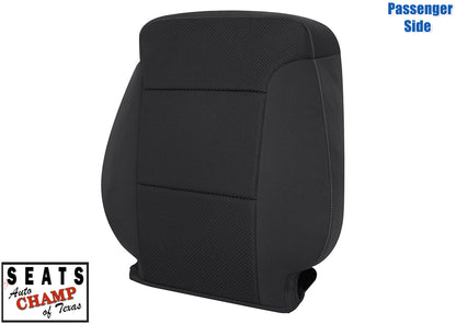 2015 2019 gmc sierra 1500 passenger seat cover jet black