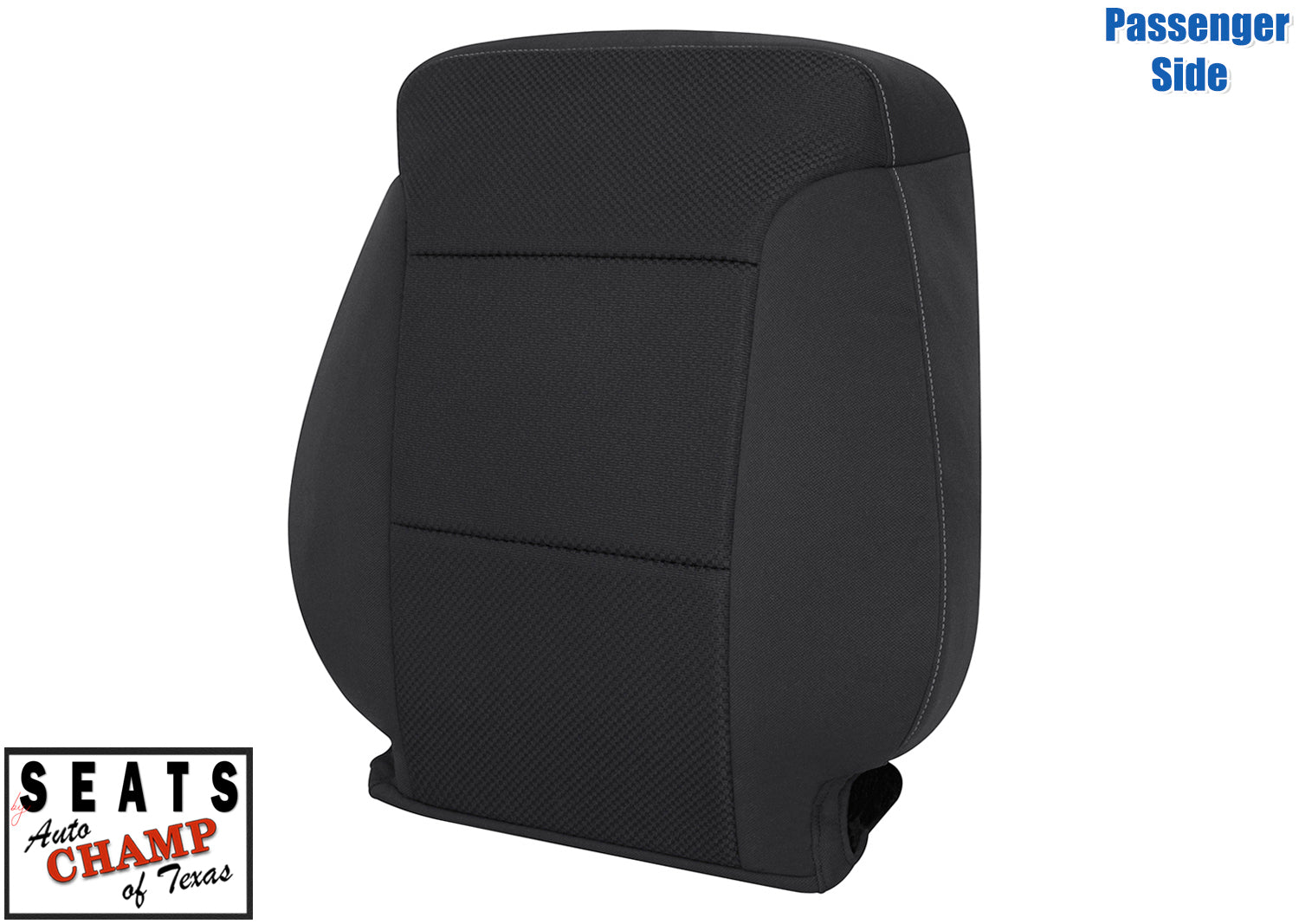 black cloth passenger seat silverado ls lt z71 lean back